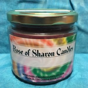 Black Patchouli Jar Candle - Tie Dye
